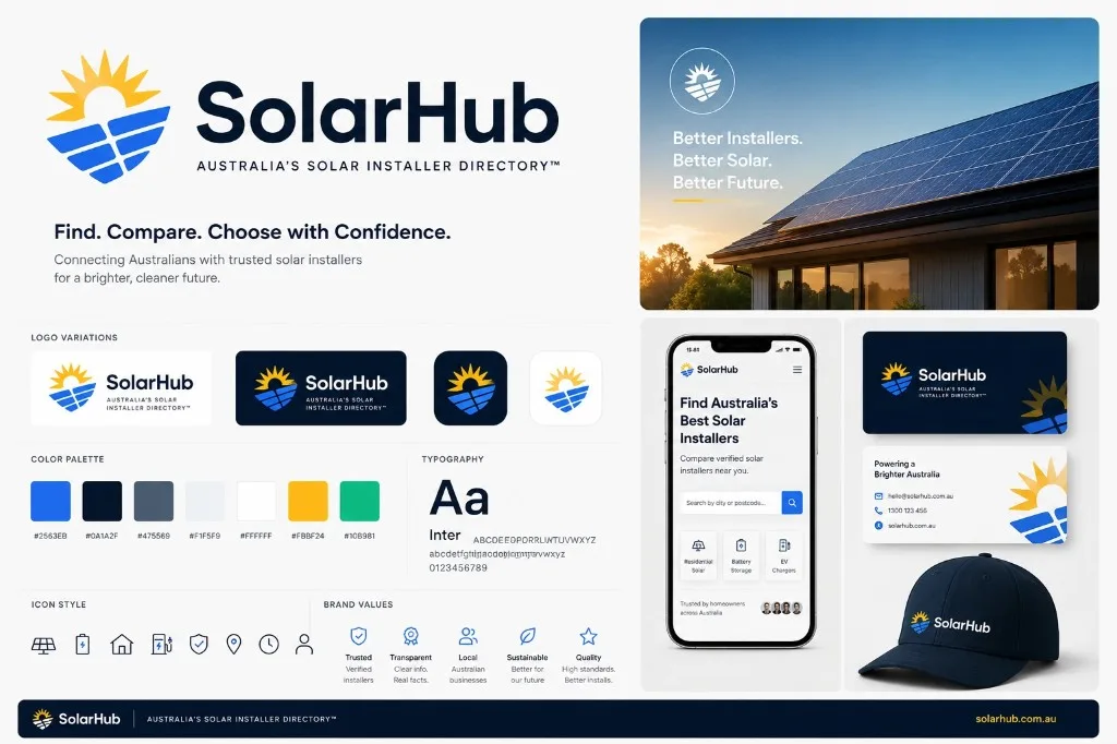 Solar installer directory — search and brand